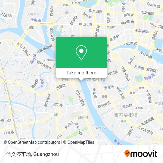 信义停车场 map