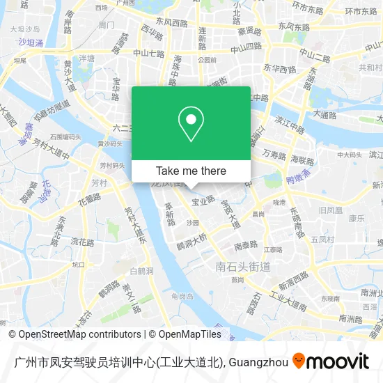广州市凤安驾驶员培训中心(工业大道北) map