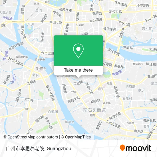 广州市孝思养老院 map