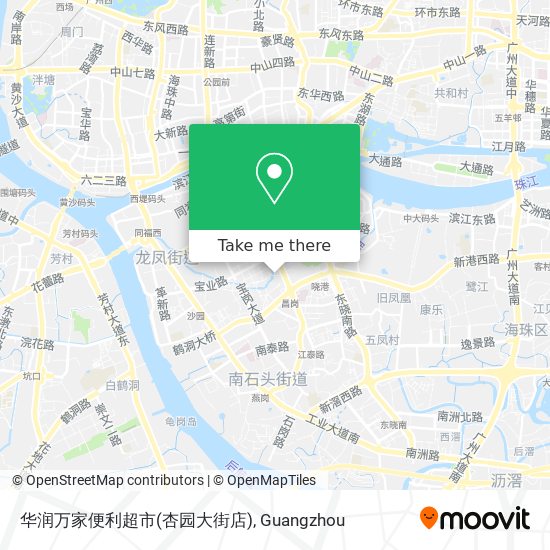 华润万家便利超市(杏园大街店) map