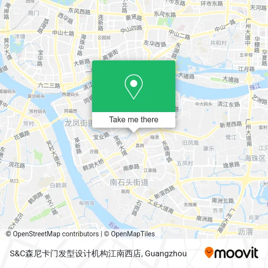 S&C森尼卡门发型设计机构江南西店 map
