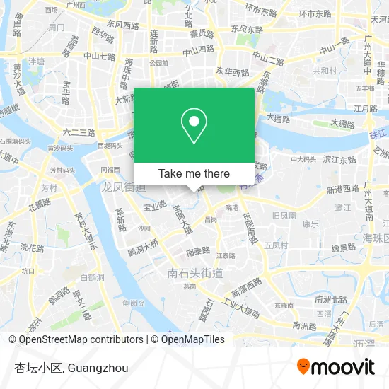 杏坛小区 map
