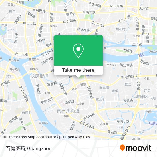 百健医药 map