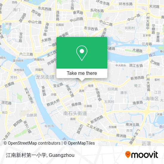江南新村第一小学 map