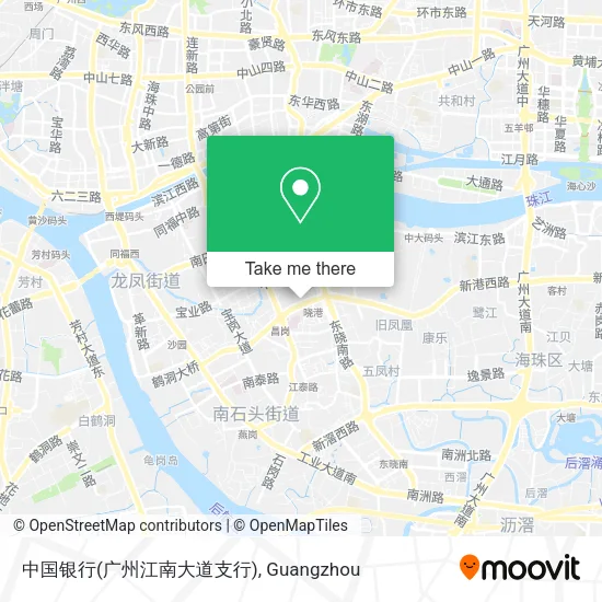 中国银行(广州江南大道支行) map