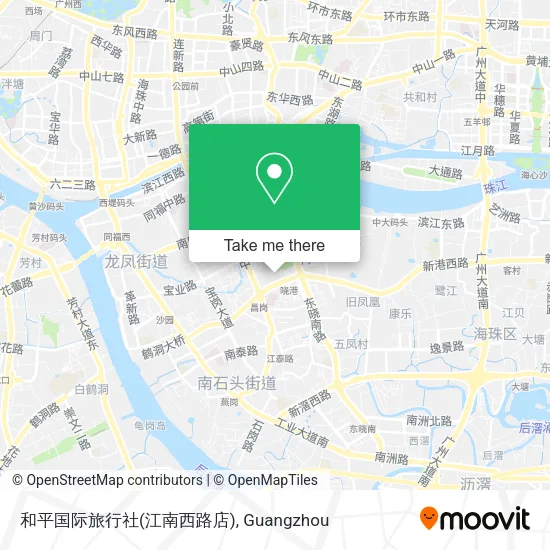 和平国际旅行社(江南西路店) map