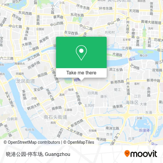 晓港公园-停车场 map