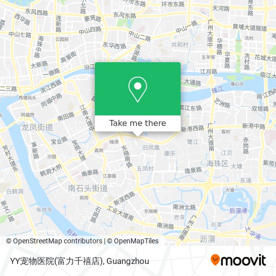 YY宠物医院(富力千禧店) map