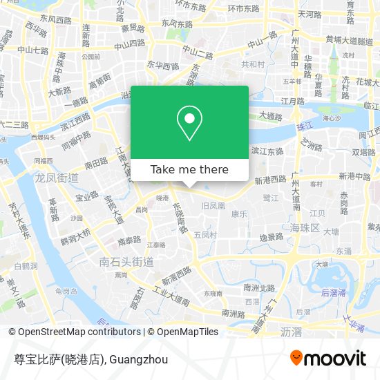 尊宝比萨(晓港店) map