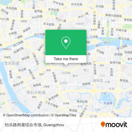 怡乐路肉菜综合市场 map