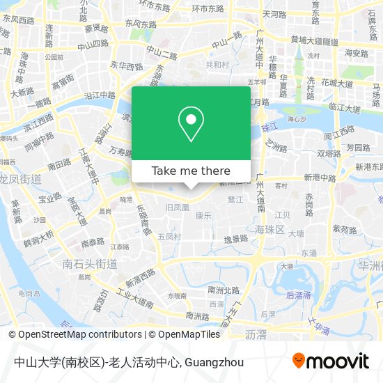 中山大学(南校区)-老人活动中心 map