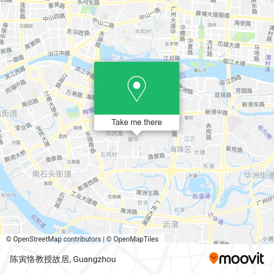 陈寅恪教授故居 map