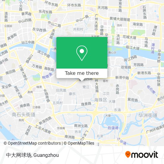 中大网球场 map