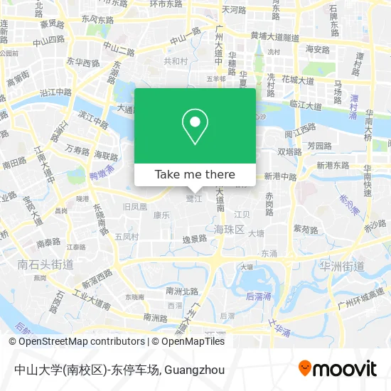 中山大学(南校区)-东停车场 map