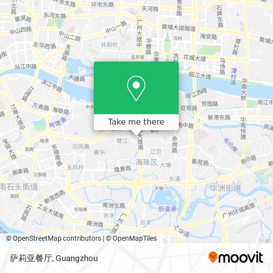 萨莉亚餐厅 map
