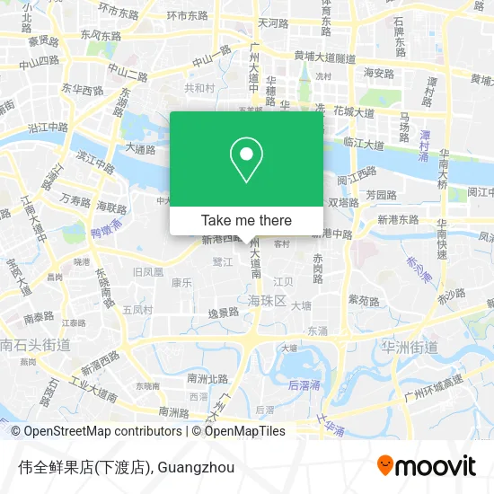 伟全鲜果店(下渡店) map