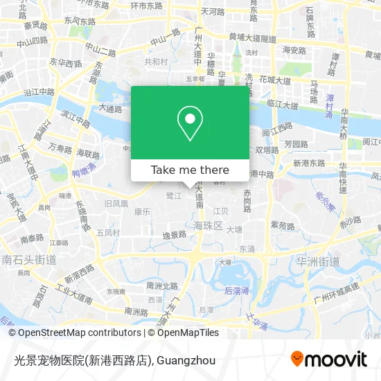 光景宠物医院(新港西路店) map