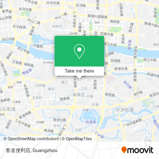 客道便利店 map