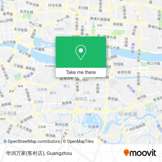 华润万家(客村店) map