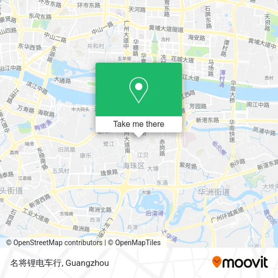 名将锂电车行 map
