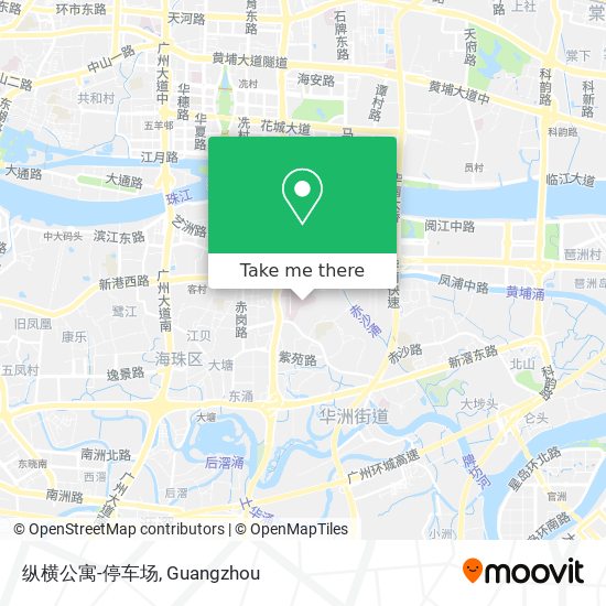 纵横公寓-停车场 map