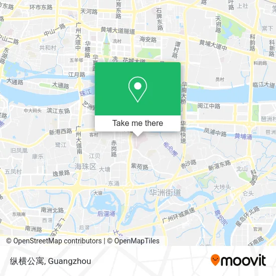 纵横公寓 map