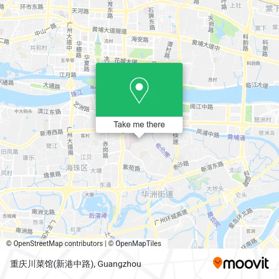 重庆川菜馆(新港中路) map