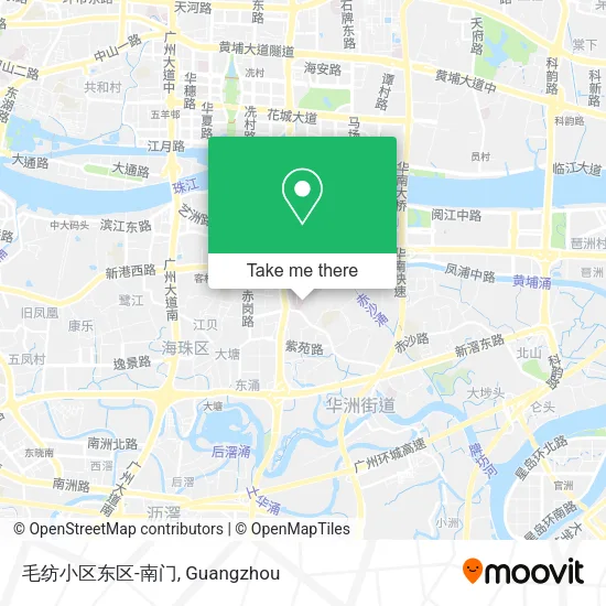毛纺小区东区-南门 map