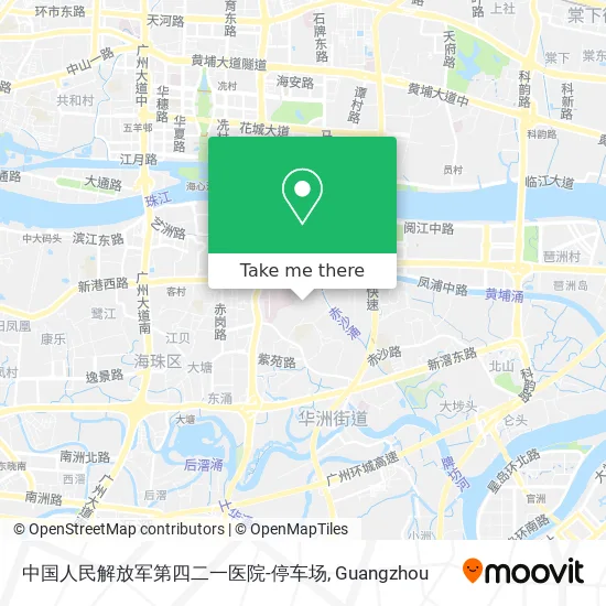 中国人民解放军第四二一医院-停车场 map
