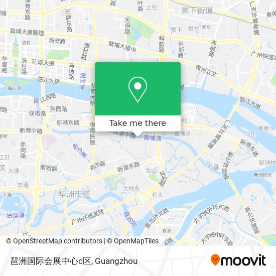 琶洲国际会展中心c区 map