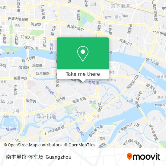 南丰展馆-停车场 map