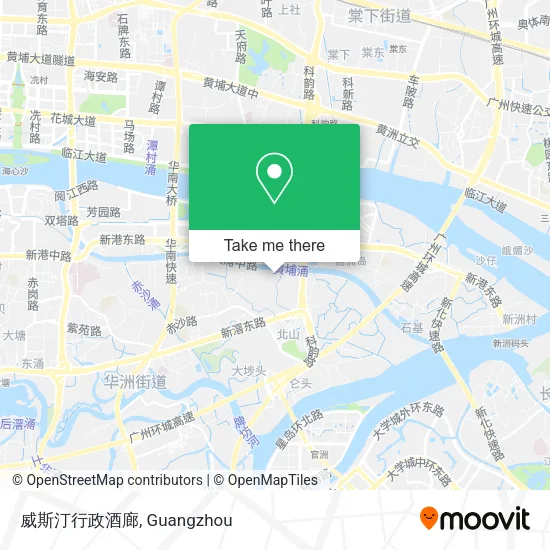 威斯汀行政酒廊 map