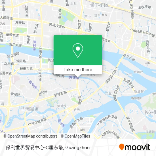 保利世界贸易中心-C座东塔 map