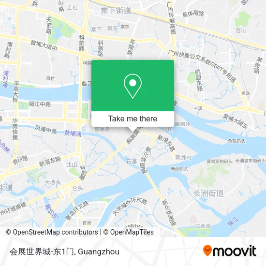 会展世界城-东1门 map