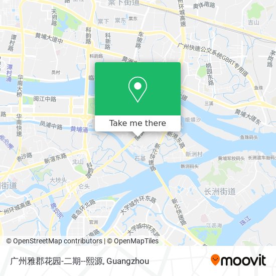 广州雅郡花园-二期--熙源 map