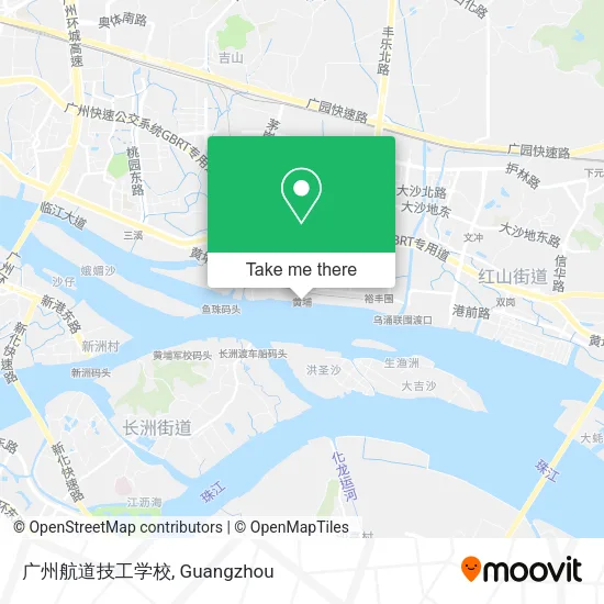 广州航道技工学校 map