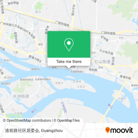 港前路社区居委会 map