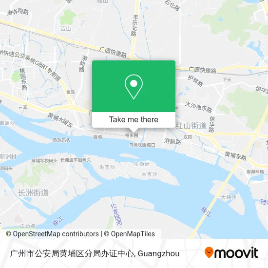 广州市公安局黄埔区分局办证中心 map