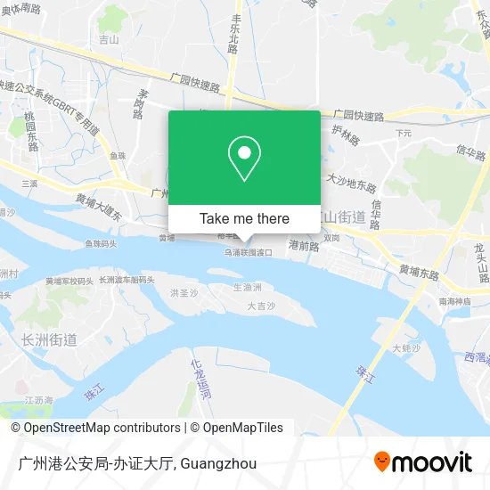 广州港公安局-办证大厅 map