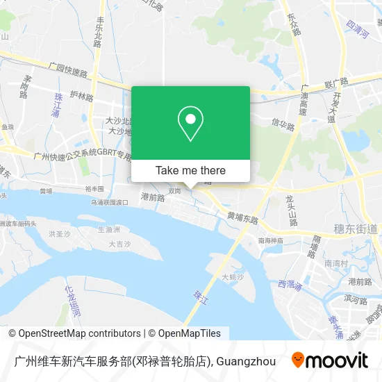 广州维车新汽车服务部(邓禄普轮胎店) map