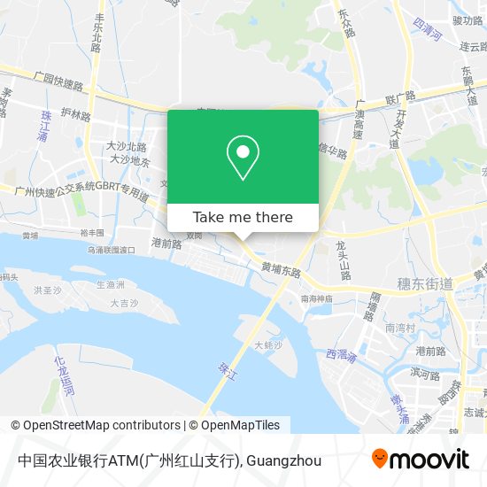 中国农业银行ATM(广州红山支行) map