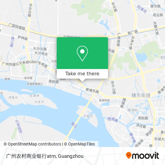 广州农村商业银行atm map