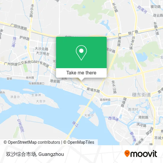 双沙综合市场 map