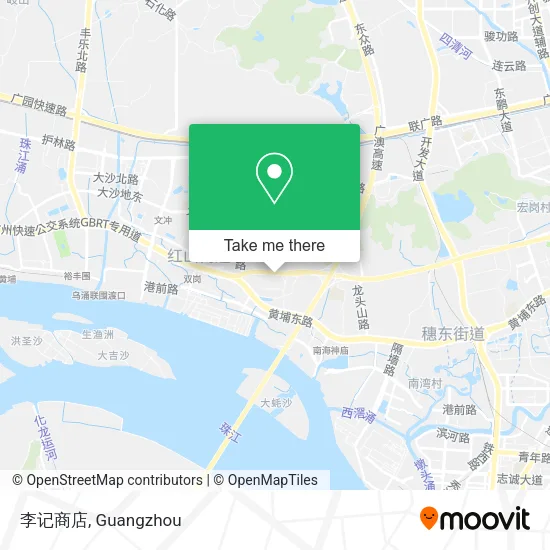 李记商店 map