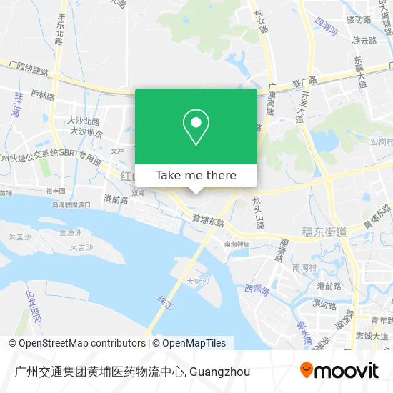 广州交通集团黄埔医药物流中心 map
