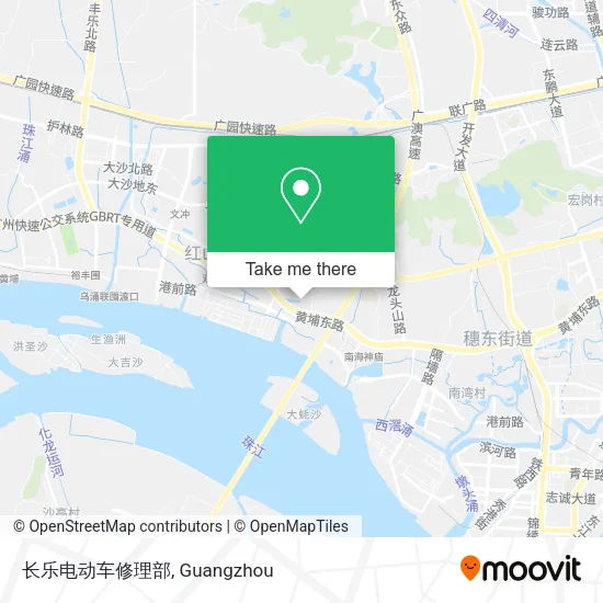 长乐电动车修理部 map