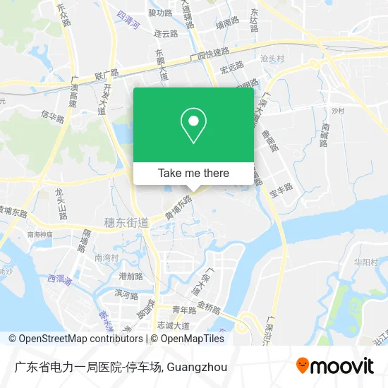 广东省电力一局医院-停车场 map