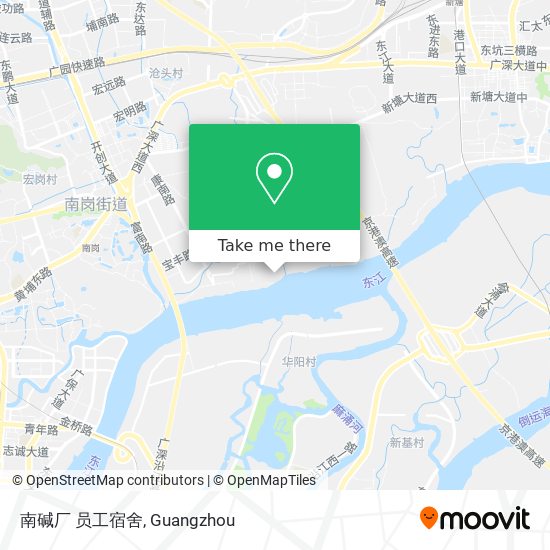 南碱厂 员工宿舍 map