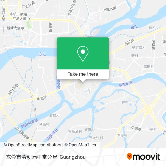 东莞市劳动局中堂分局 map