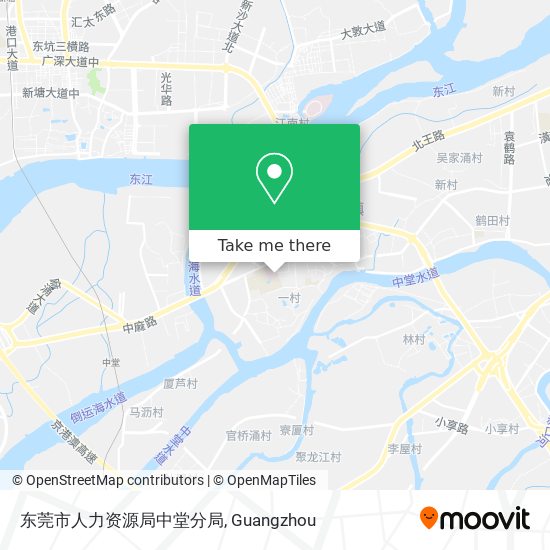 东莞市人力资源局中堂分局 map
